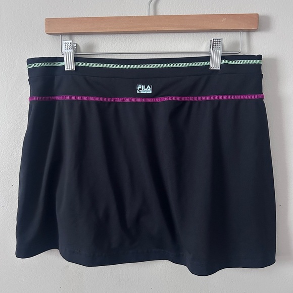 Fila Blue Skater Mini Skirt Athletic - Picture 2 of 4